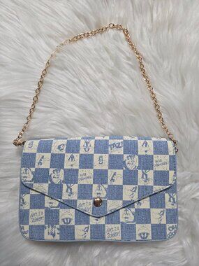 Looney Tunes Character Checker Pattern Handbag
